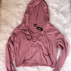 Express Crop Hoodie